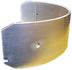 Bearing shell crankpin